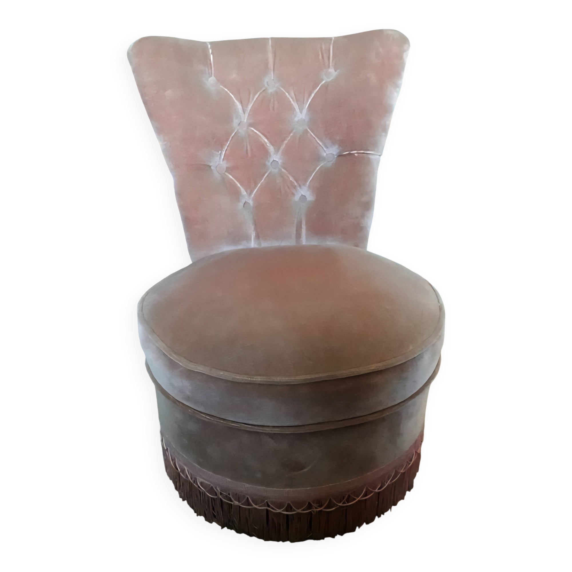 Velvet armchair