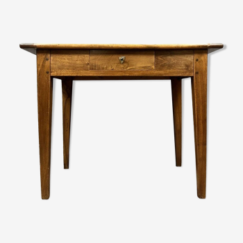 Table bureau époque Directoire en noyer massif vers 1800