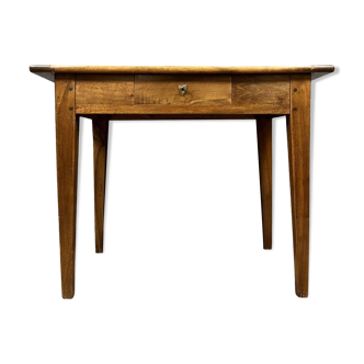 Table bureau époque Directoire en noyer massif vers 1800