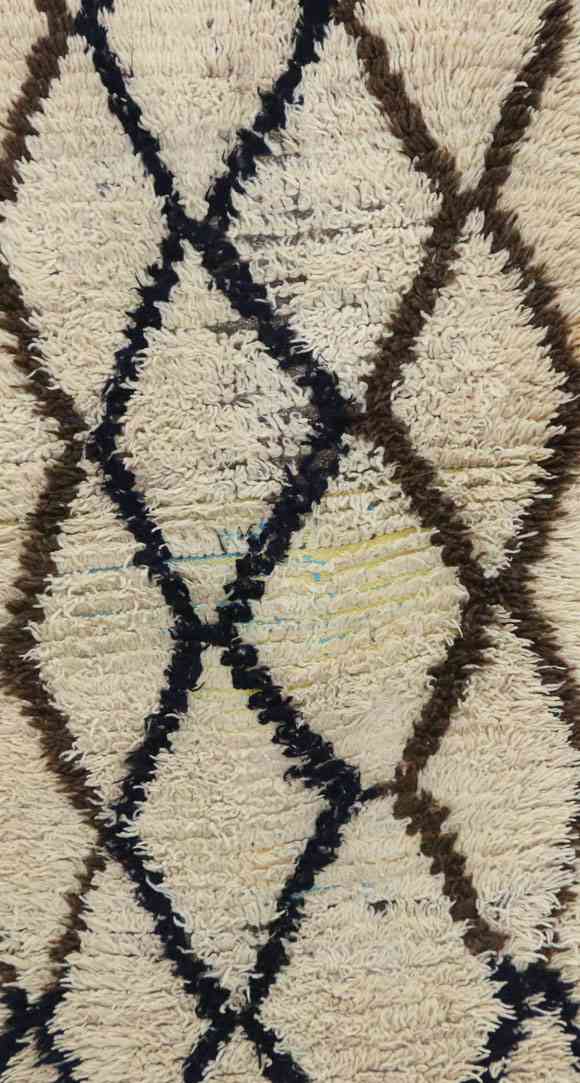 Tapis marocain beni ouarain 93 x 173 cm