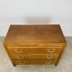 Wooden chest of drawers, splayed legs from the 1950s, vintage