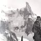 Mont-Blanc Mountain original photograph 1950 Pierre Tairraz