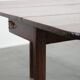 Charming antique English drop-leaf dining table made of oak from the late 19th century