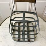 Antique zinc bottle holder