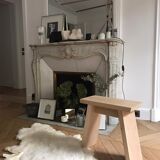 Japanese solid oak stool