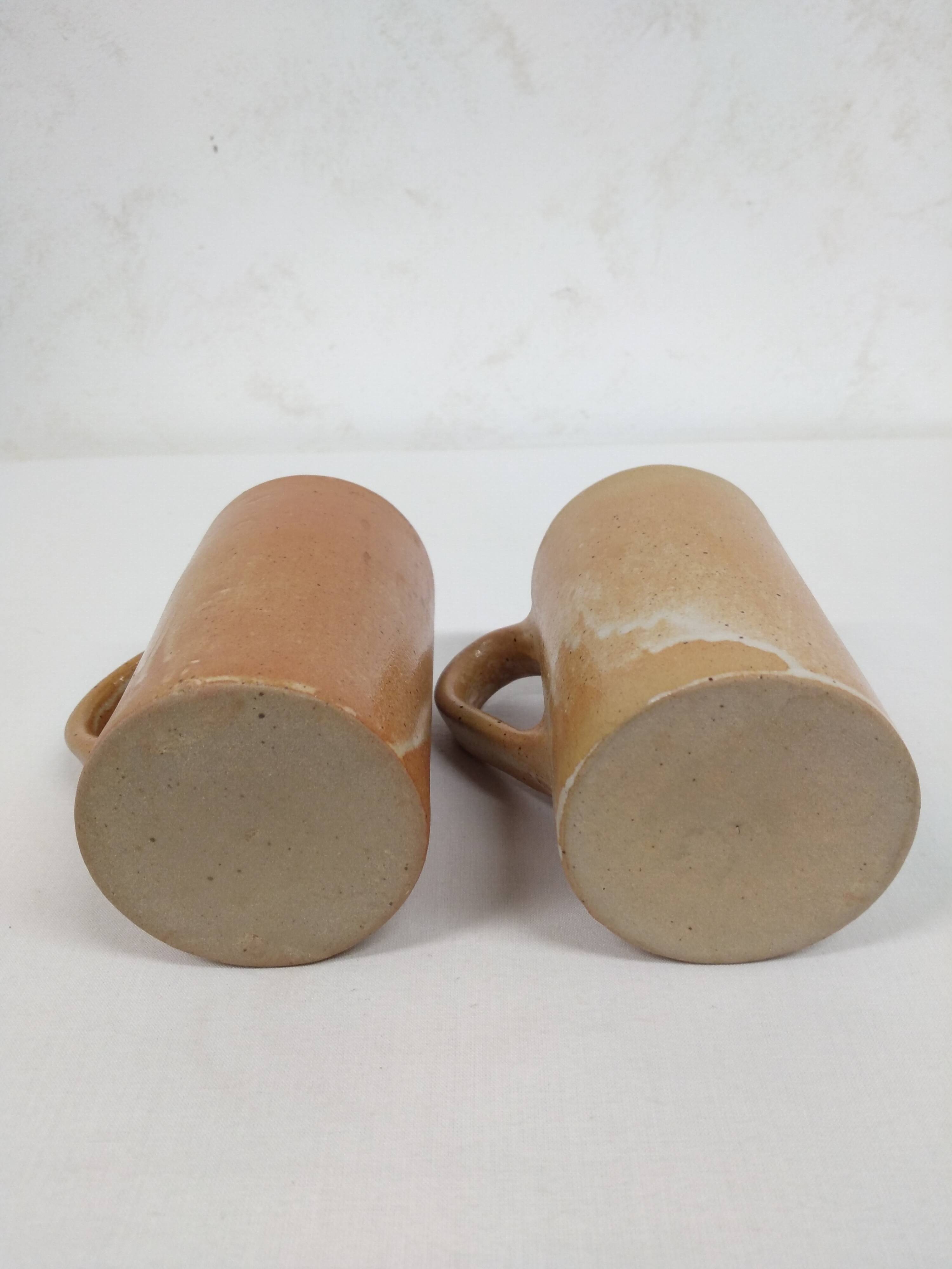 Stoneware mugs