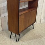 English library of the G-Plan brand of the 70s in teak