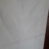 Old white linen tablecloth