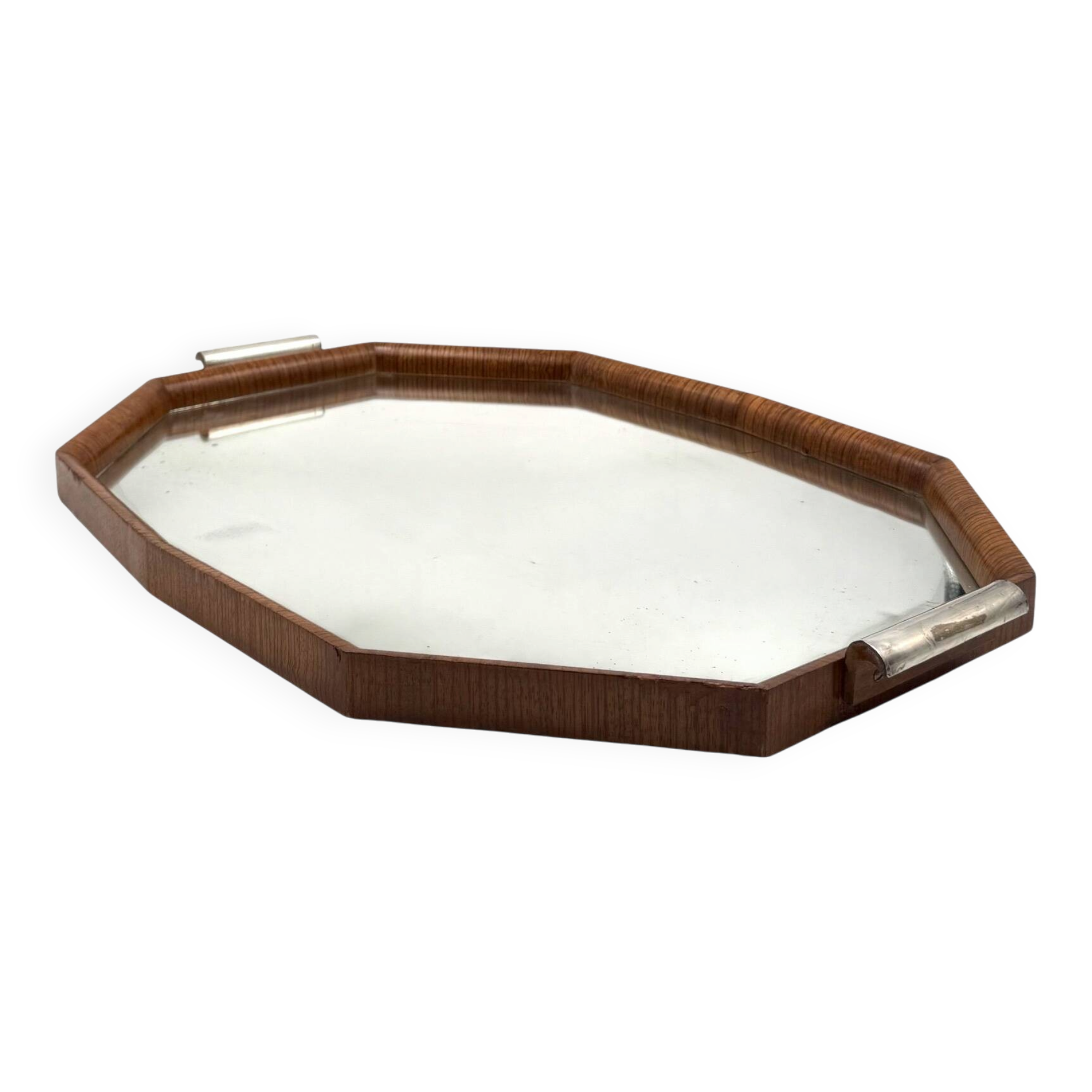 Great modern mirror tray, Brazil 1960s