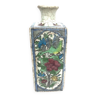 Bouteille en céramique siliceuse Perse XIXe dynastie Qajar