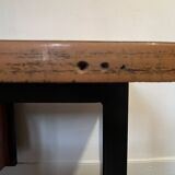 Vintage modernist desk from the 50s and 60s in wood and metal – modular & demonstrable