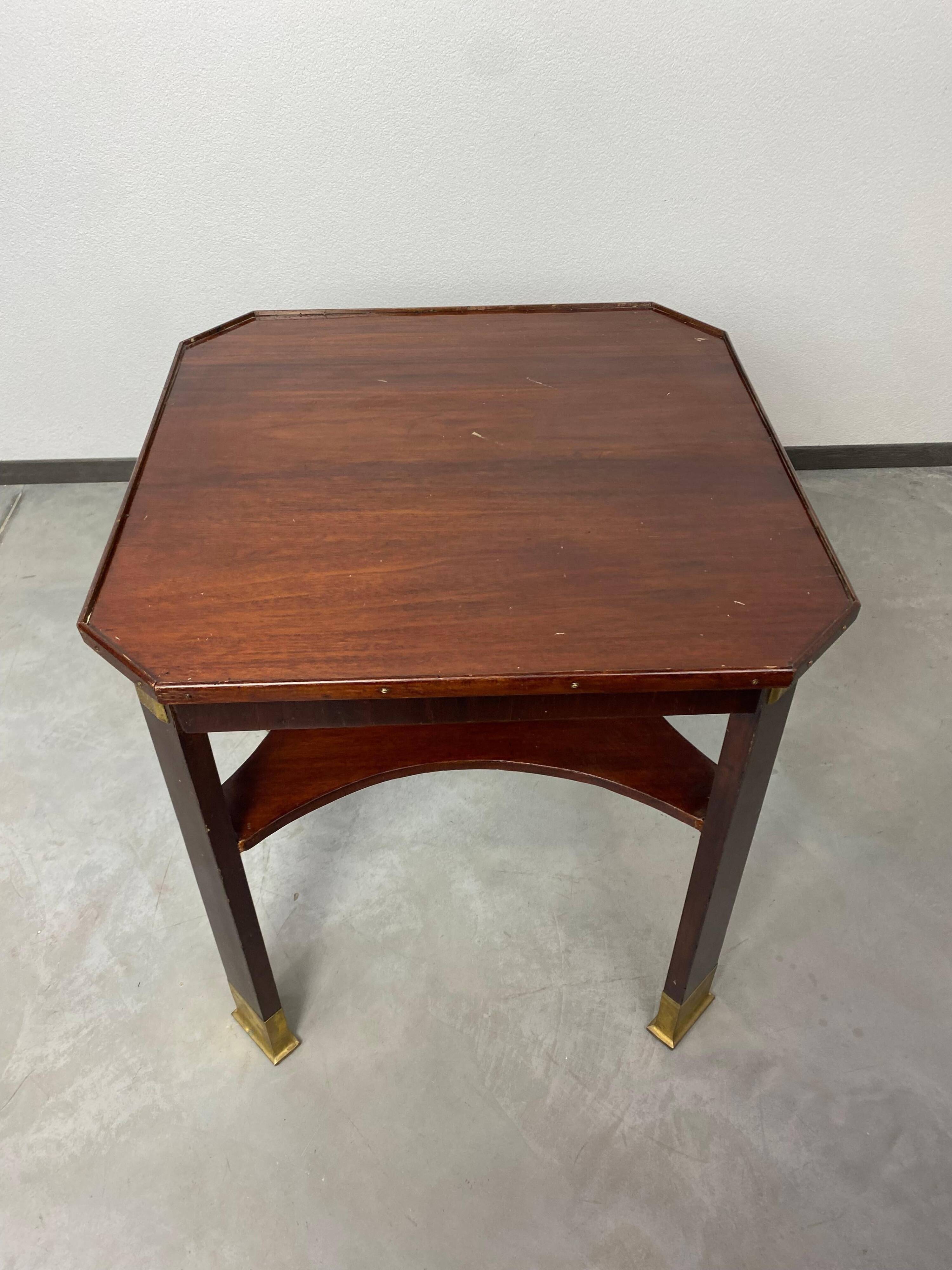 Jugendstil coffee table by Adolf Loos for F.O. Schmidt