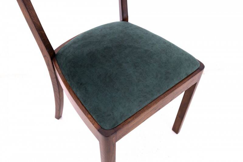 Set of Art Deco chairs, Poland, 1930s.