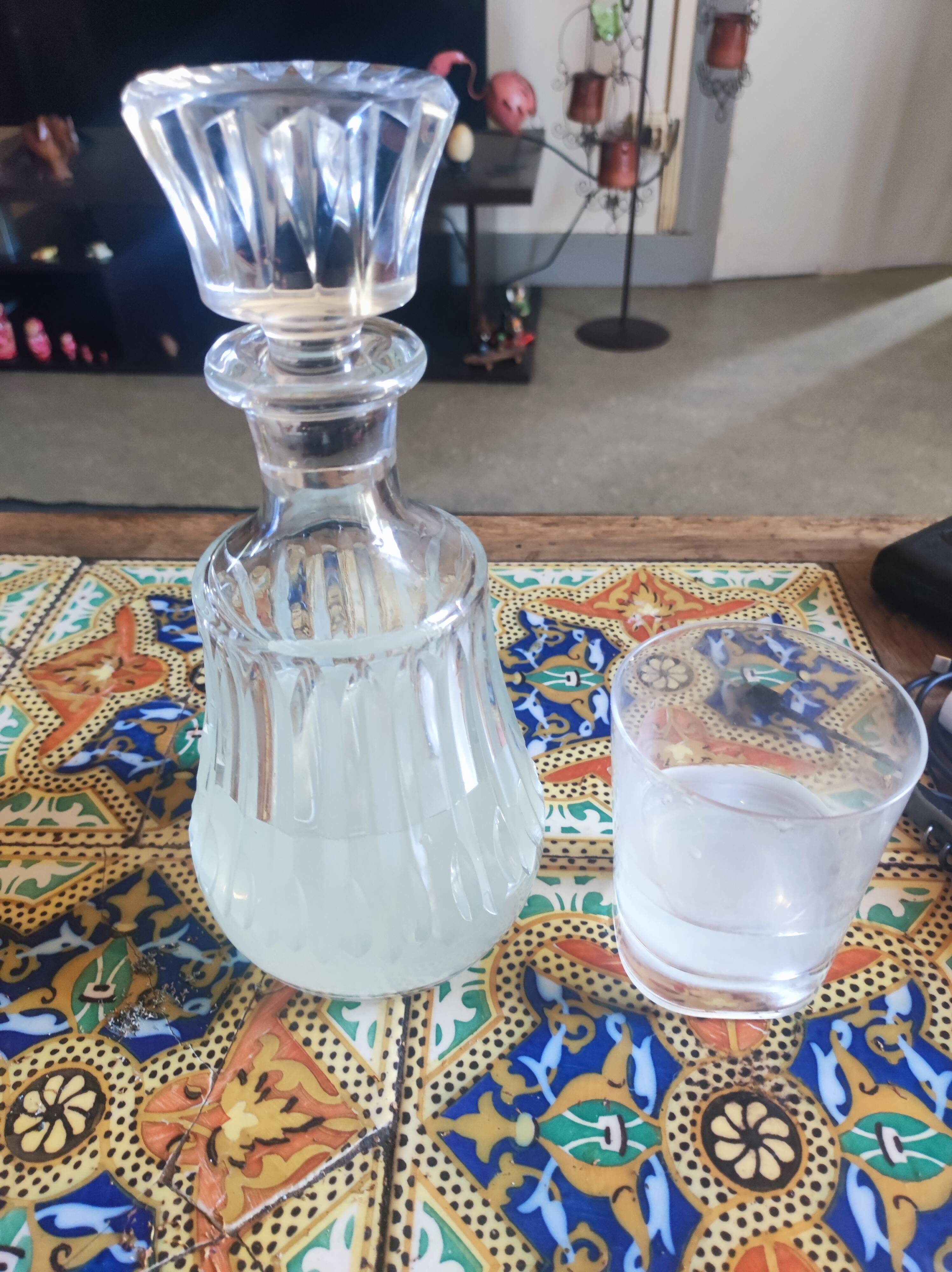 Crystal carafe Daum