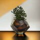 Murano Sommerso- Handmade Glass Vase in Hazelnut Brown and Gold, 1960s
