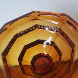 Scailmont Amber Art Deco Vase