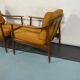 Mid-century modern pair of Walter Knoll armchairs model 550 from 50s