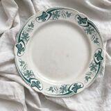 Round ironstone dish "Lucy" KG Lunéville circa 1900