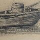 Dessin d’étude original à la mine de plomb signé daté 1844