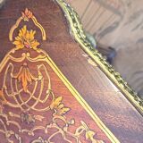 Marquetry games table.