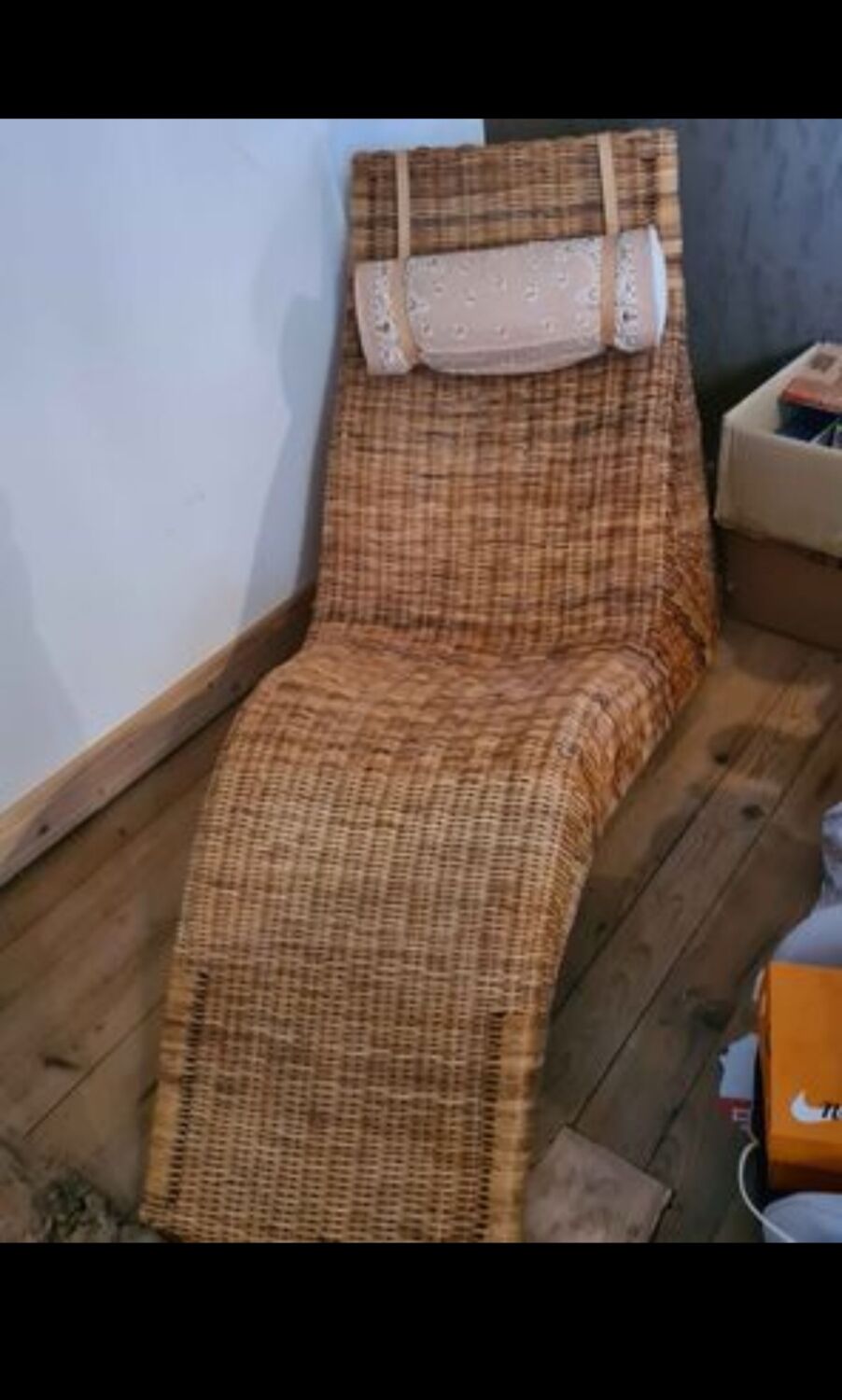 Rattan armchair