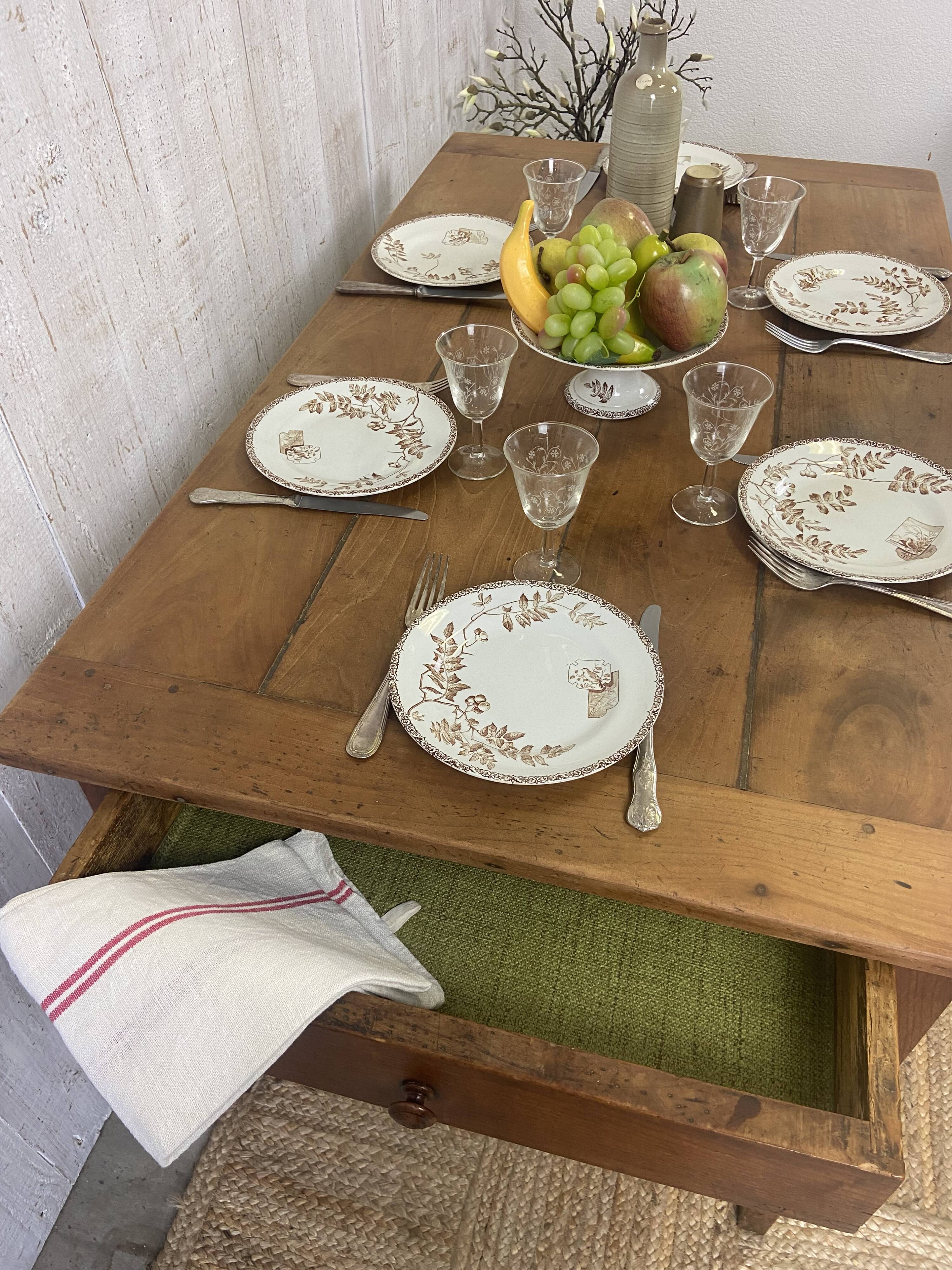 Table de ferme 133x76cm