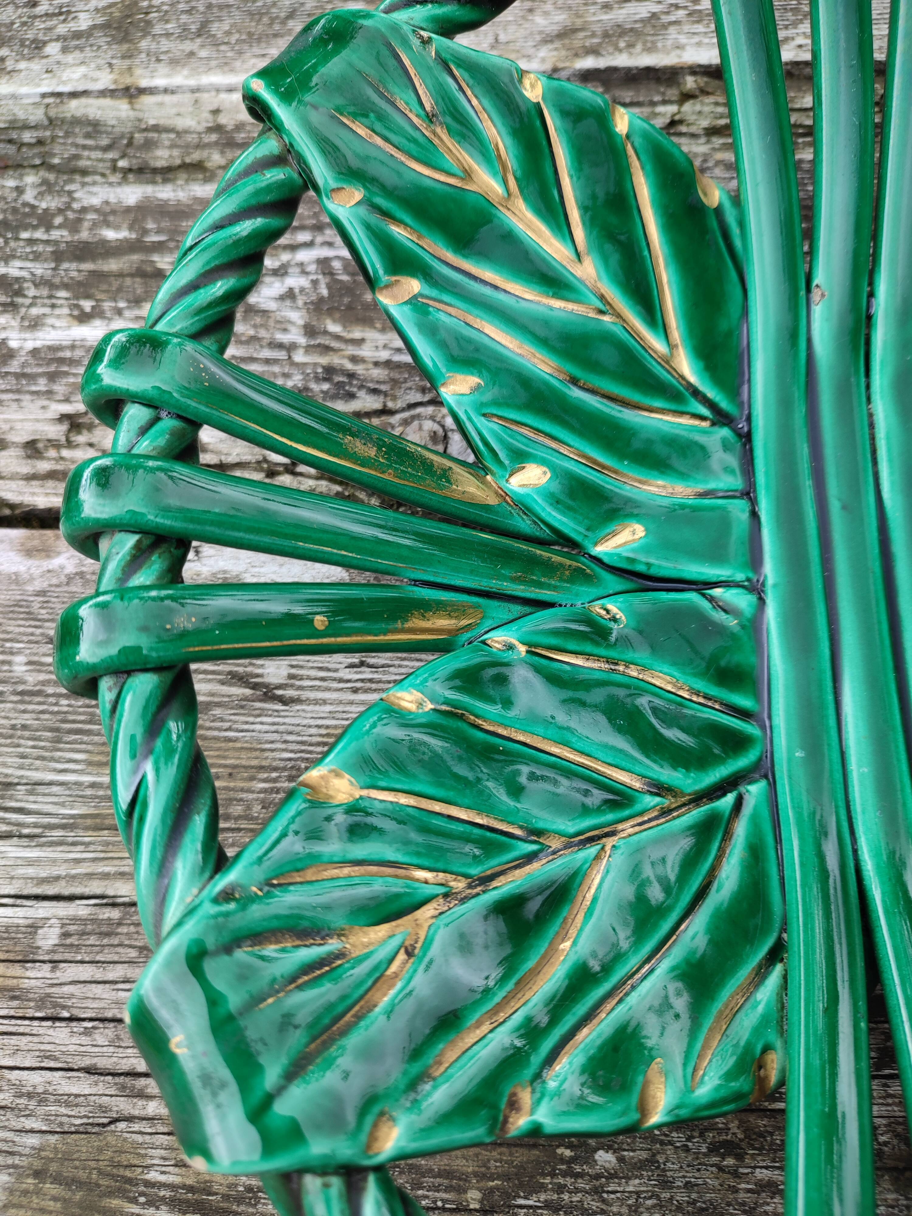 vintage fruit cup in braided ceramic