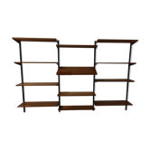 Teak wall shelves, design by Kai Kristiansen for Feldballes Mobelfabrik, 60s