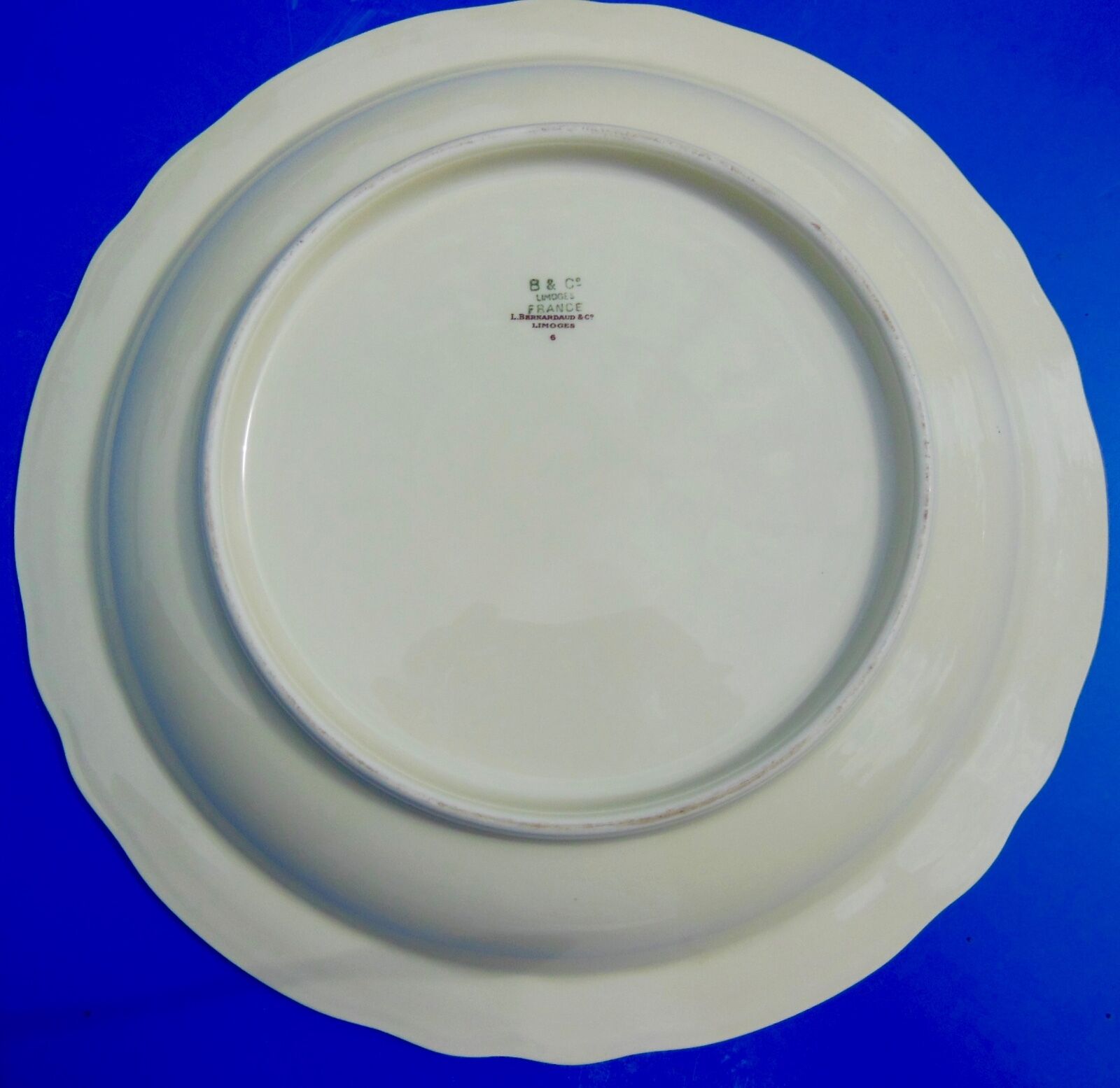 Hollow plate - Bernardaud - Limoges porcelain -