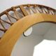 1960s Bamboo Mirror by Fmportglas, Germany