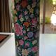 Porcelain vase decorated with flowers