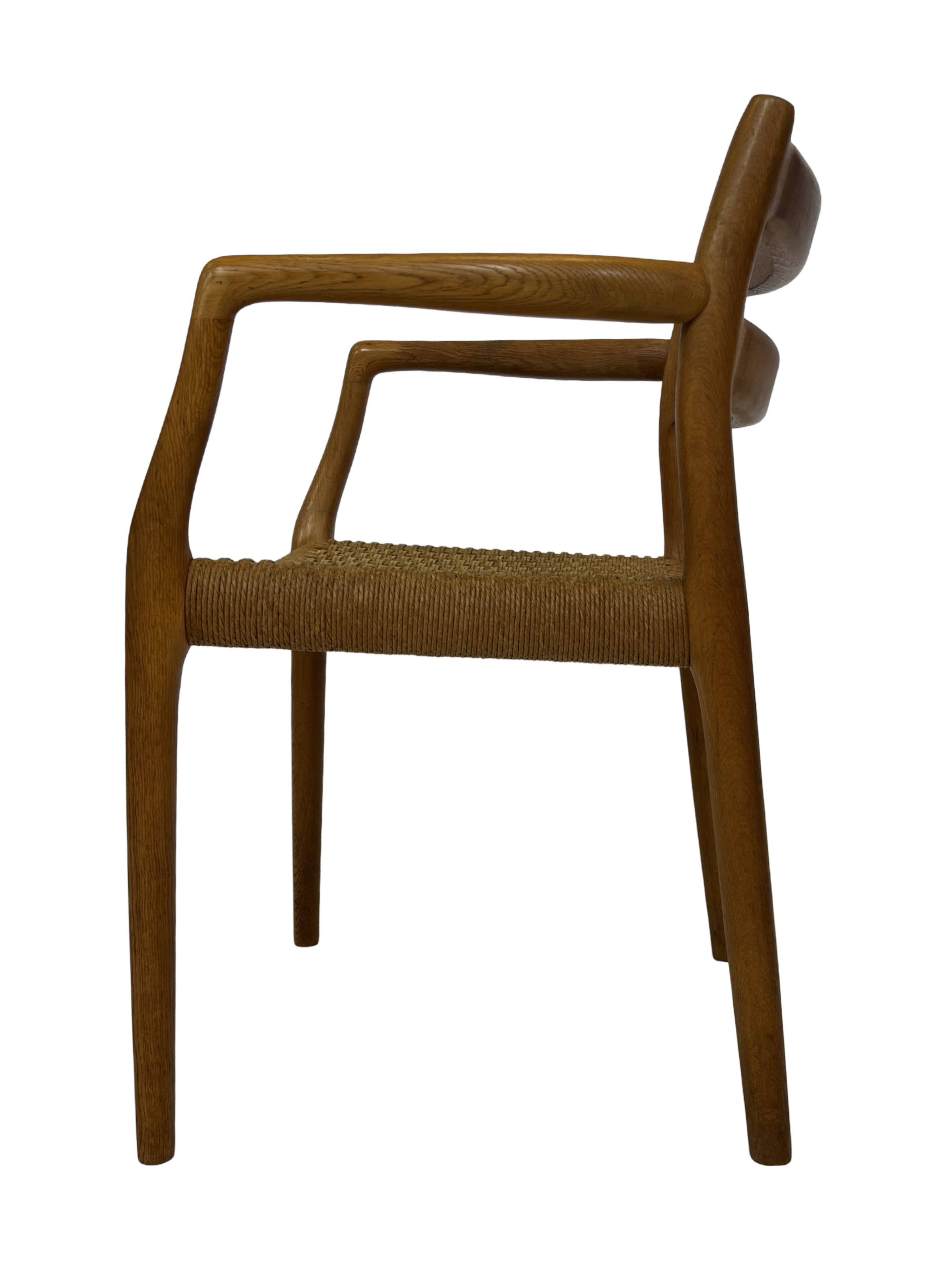 Vintage Niels Otto Moller Armchair Model 67 in Oak Danish Design