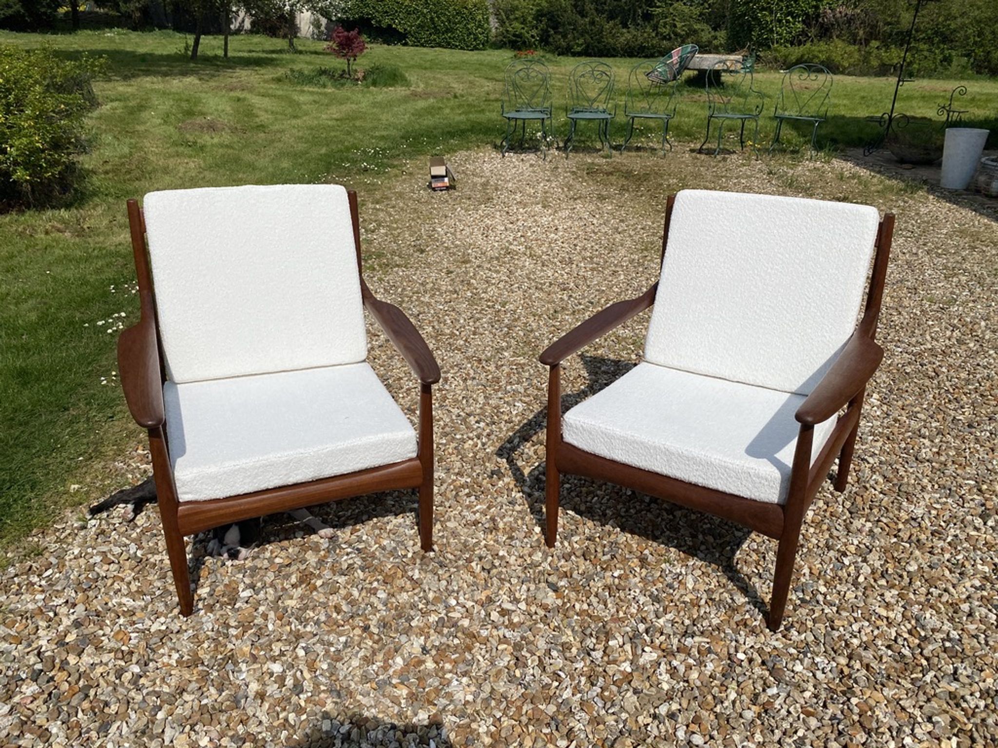 Paire de fauteuils scandinave en teck
