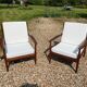 Paire de fauteuils scandinave en teck