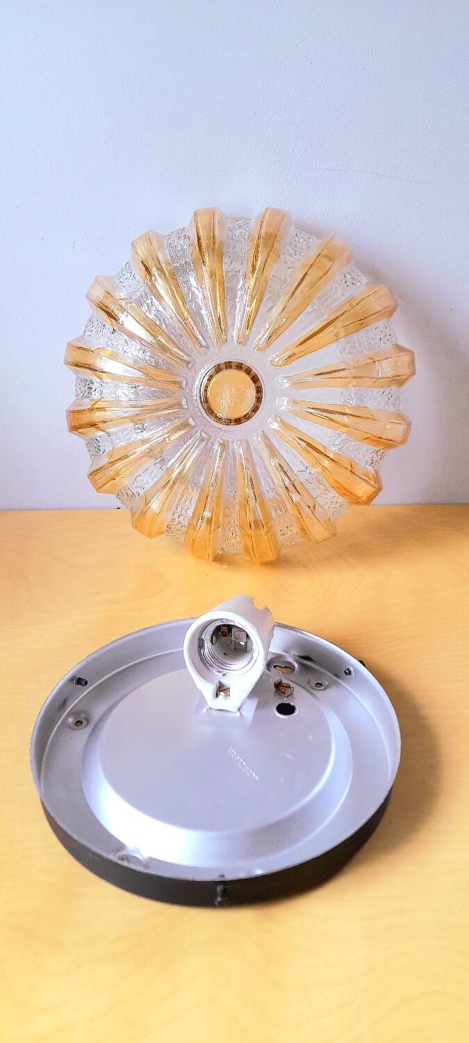 Sunburst ceiling or wall light 1970