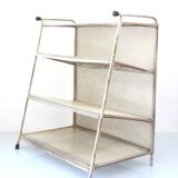 Large Mategot style fifties vintage magazine rack