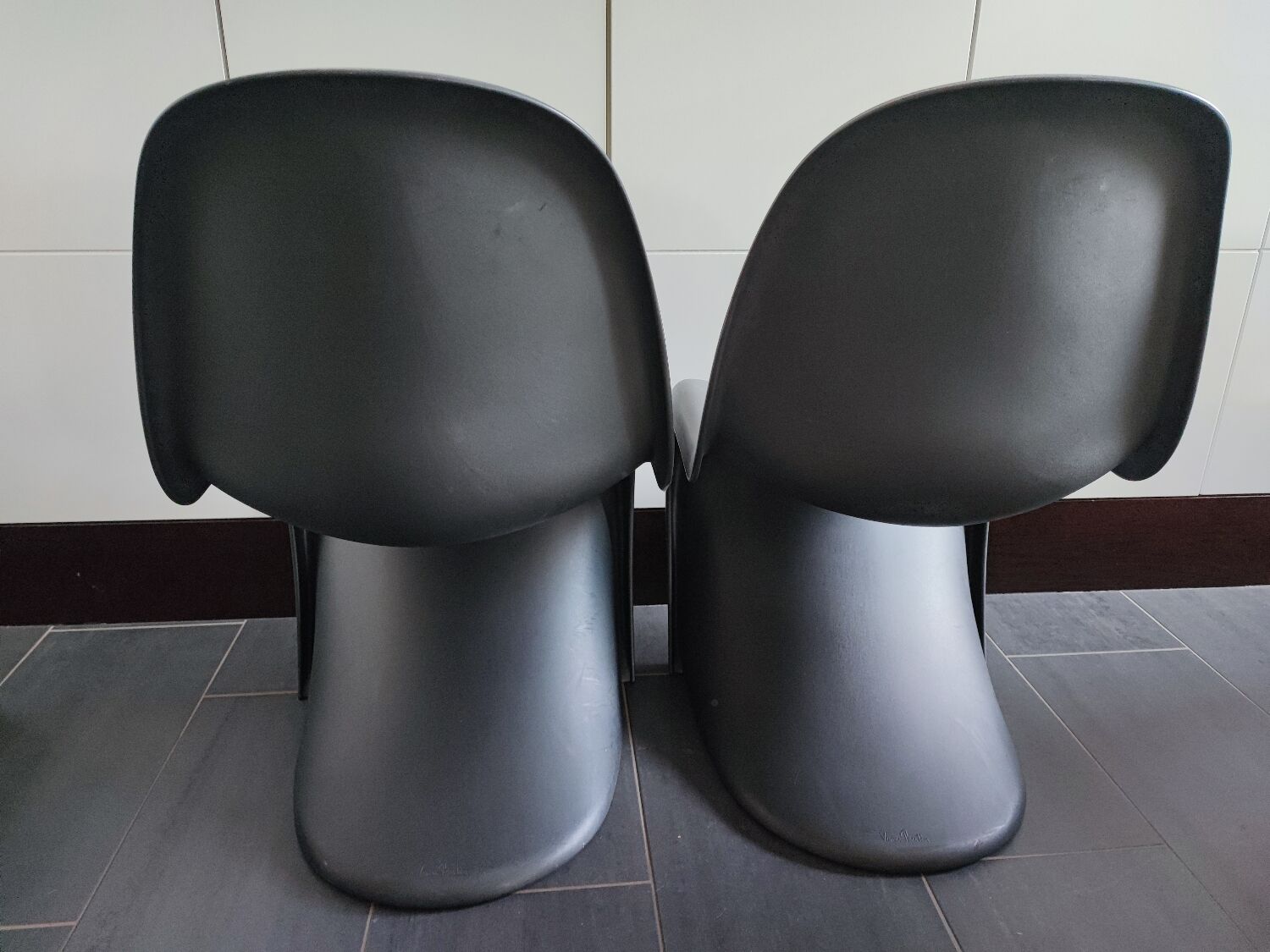 Panton chairs by Verner Panton for Vitra