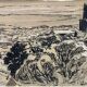 Tableaux lot 3 studies Pastel Ed. Pannetier (1884-1965) Panoramic landscapes