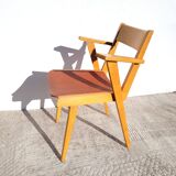 Chair bridge compass vintage 1960 red