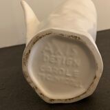 Carole Mc Nicoll white ceramic vase for Axis Design 1990
