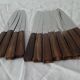 12 stainless steel knives with wooden handles Pinay fortias Thiers