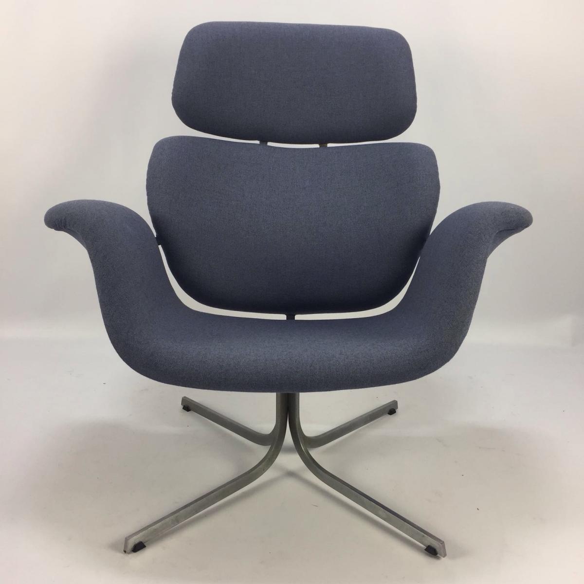 Tulip Chair with Ottoman by Pierre Paulin for Artifort 1960