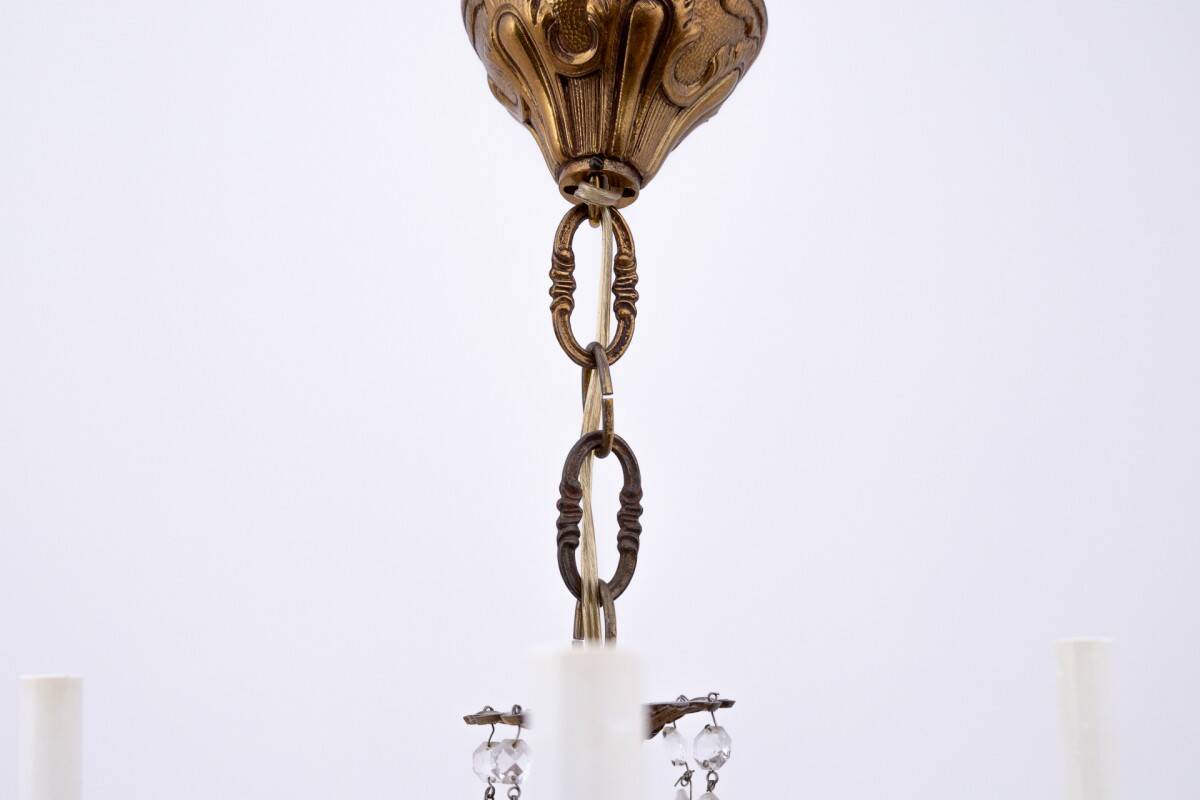 Chandelier, Northern Europe, mid 20th century.