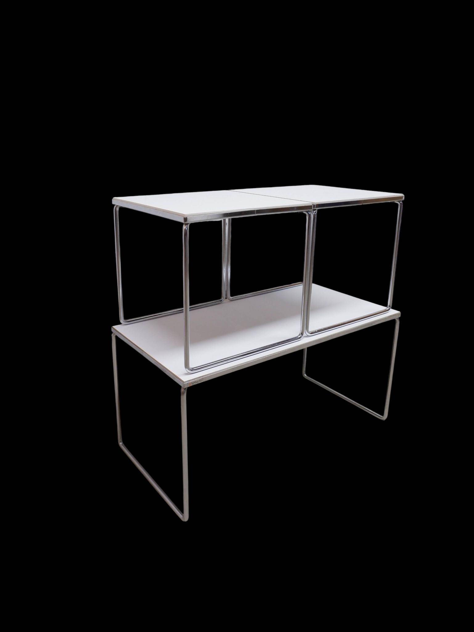 Set of 3 Brabantia side tables, 1960s Holland