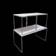 Ensemble de 3 tables d'appoint Brabantia, années 1960, Hollande