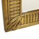 Miroir Deknudt en or Hollywood Regency biseauté 92 cm