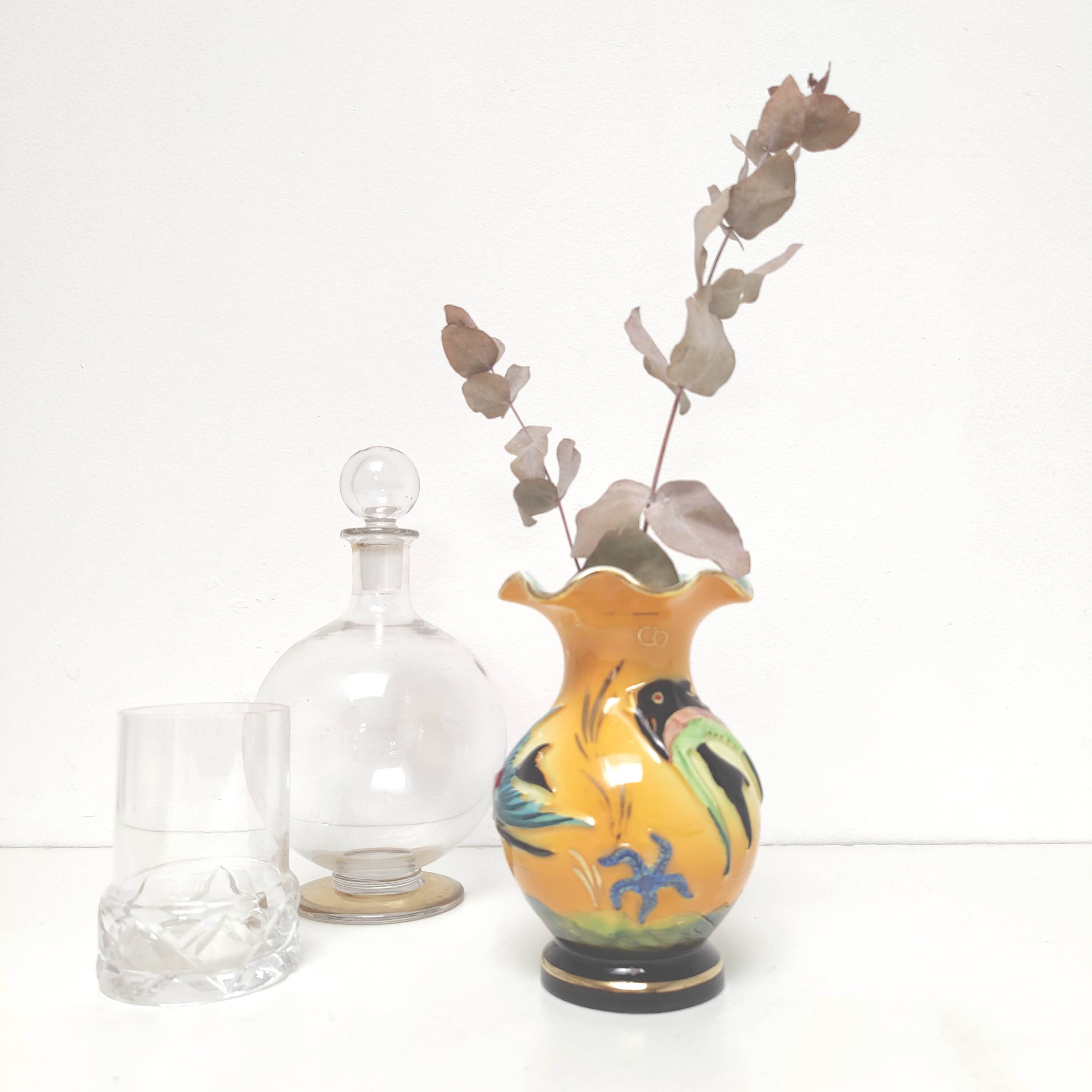 Ceramic vase Monaco workshop Cerdazur seabed