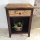 Vintage bedside tables legs compass