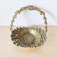 Empty bronze basket pocket with gallant stage décor