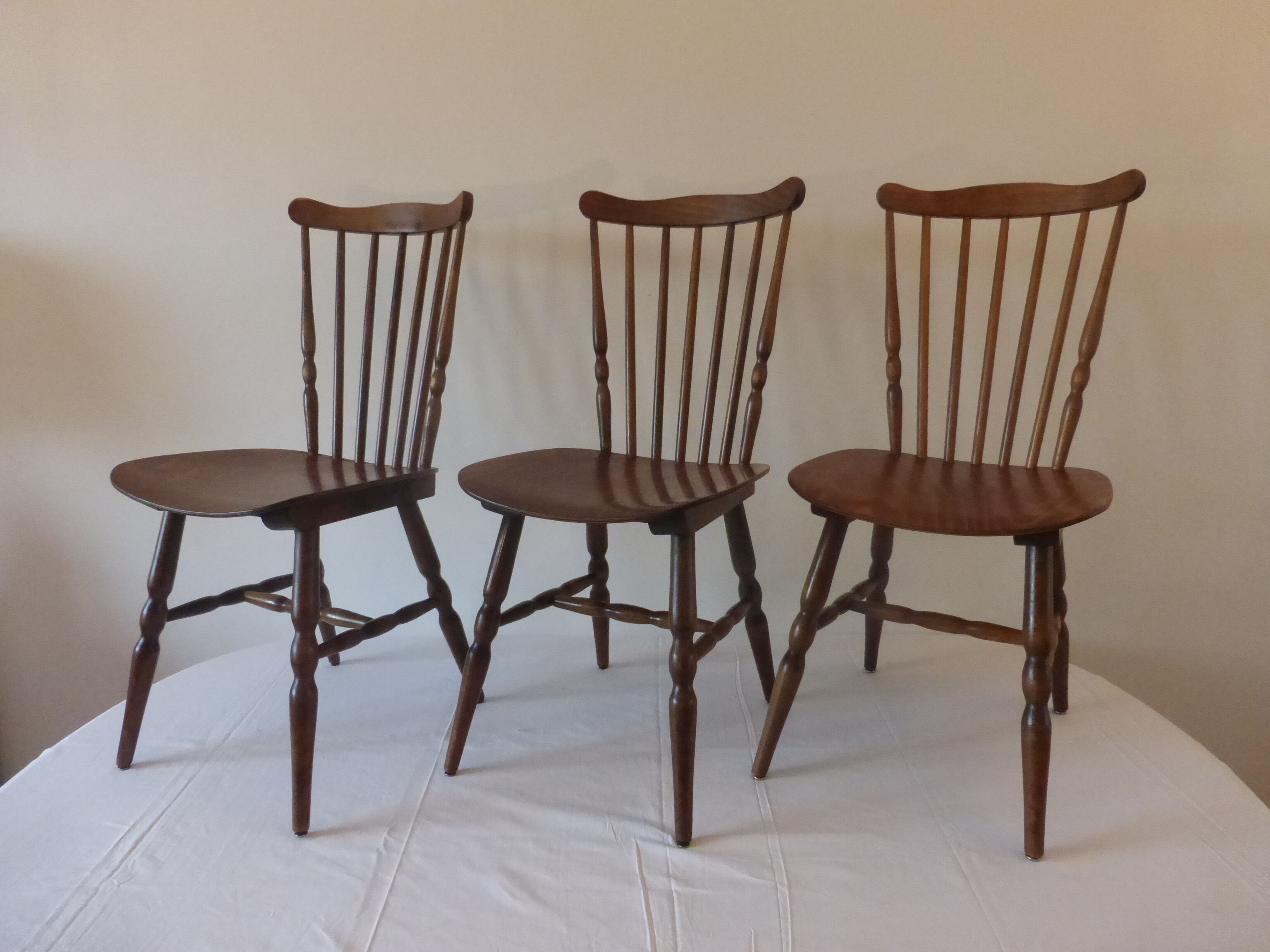 Three Bauman Tacoma chairs